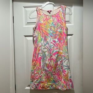 Tropical Multicolor Sleeveless Lilly Pulitzer Shift Dress